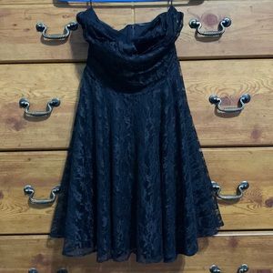 Express black mini dress, size 2.